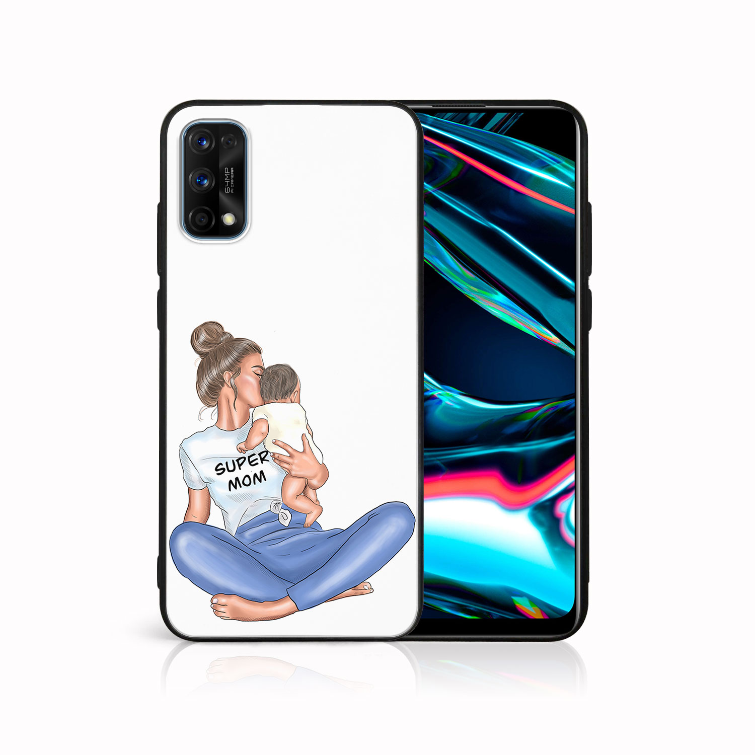 MY ART Védőhuzat Realme 7 Pro SUPERMOM (112)