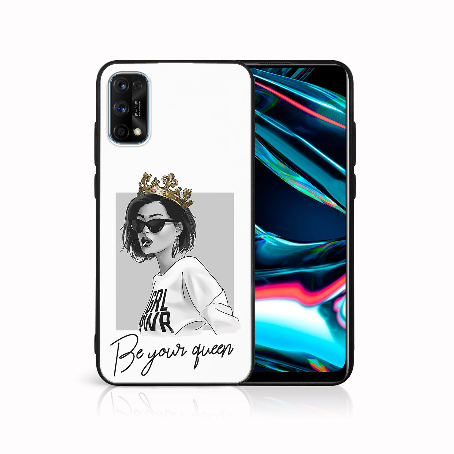 MY ART Védőhuzat Realme 7 Pro QUEEN (139)