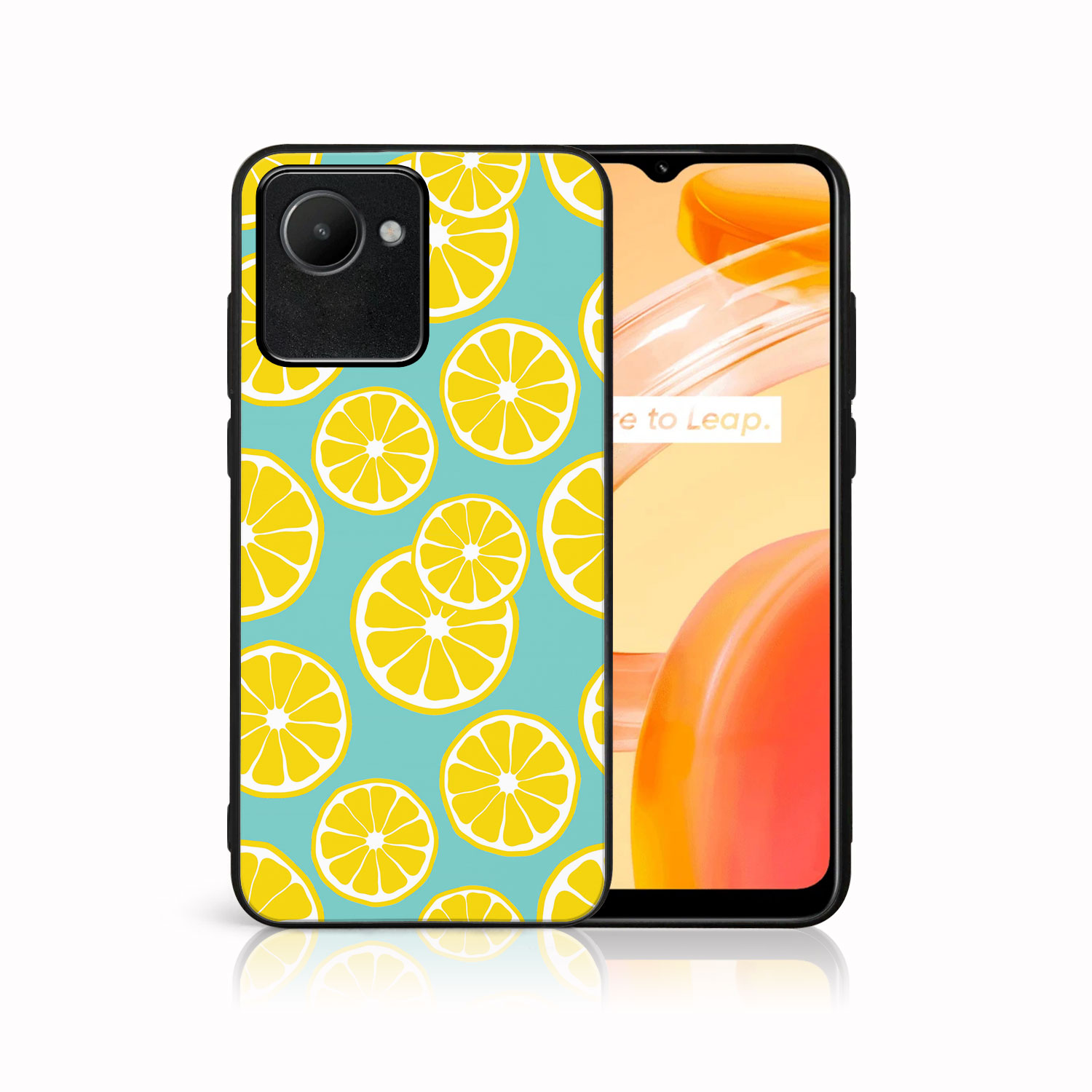 MY ART Védőhuzat Realme C30 LEMON (121)