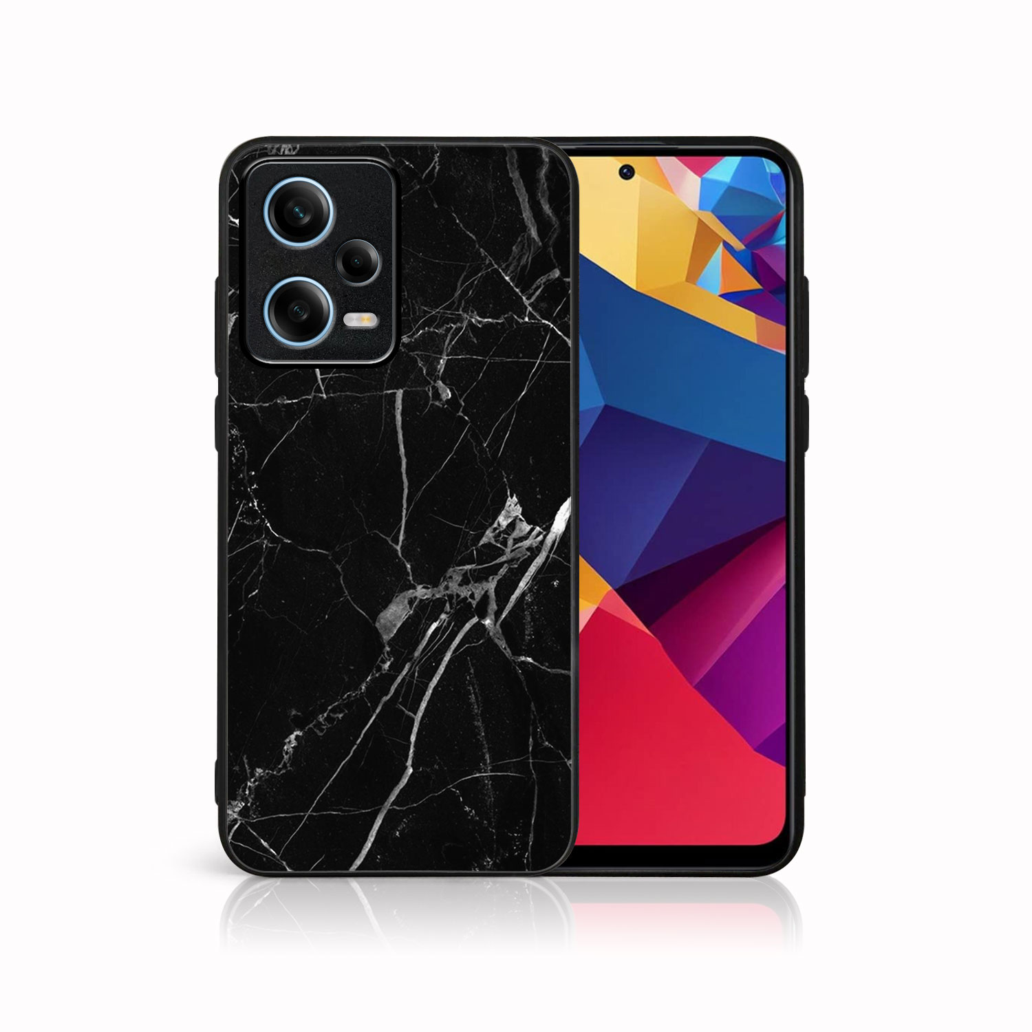 MY ART Védőtok Xiaomi Redmi Note 12 5G BLACK MARBLE (142)