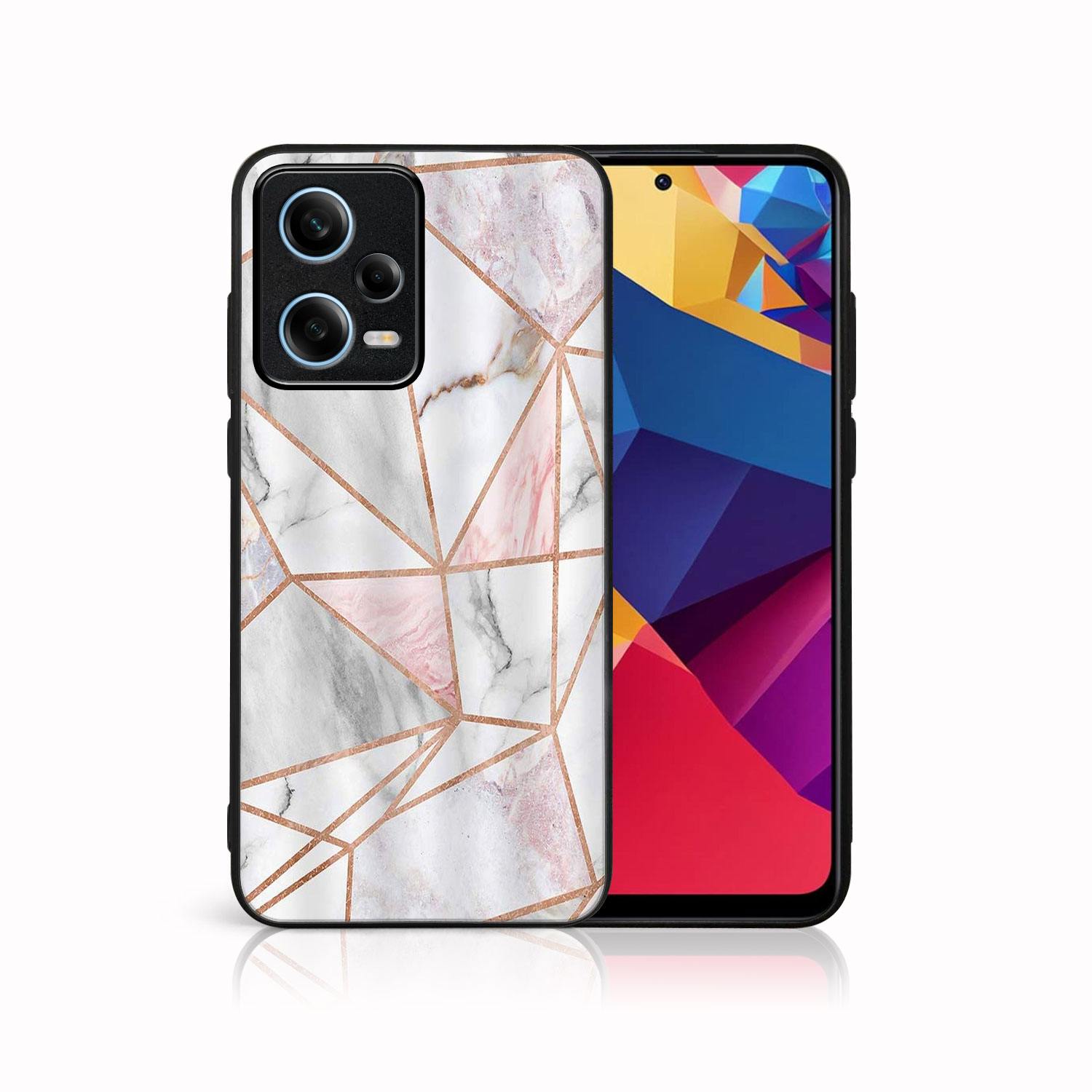 MY ART Védőtok Xiaomi Redmi Note 12 5G PINK MARBLE (143)