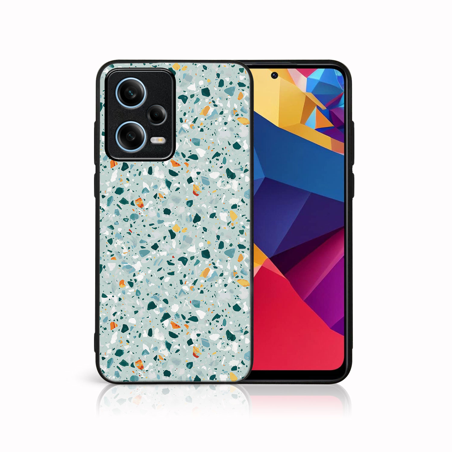 MY ART Védőburkolat Xiaomi Redmi Note 12 5G BLUE TERRAZZO (164)