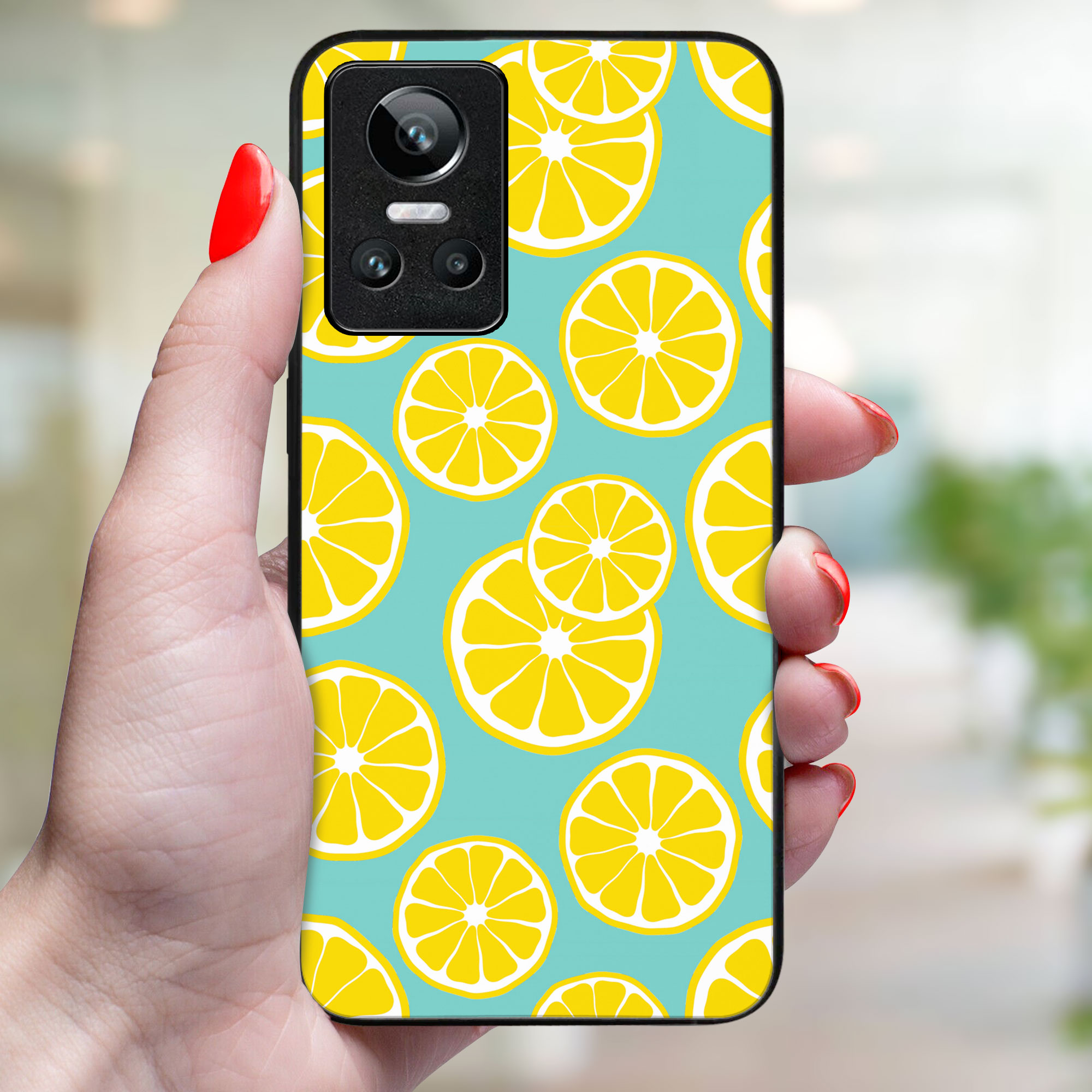 MY ART Védőhuzat Realme GT Neo 3 LEMON (121)