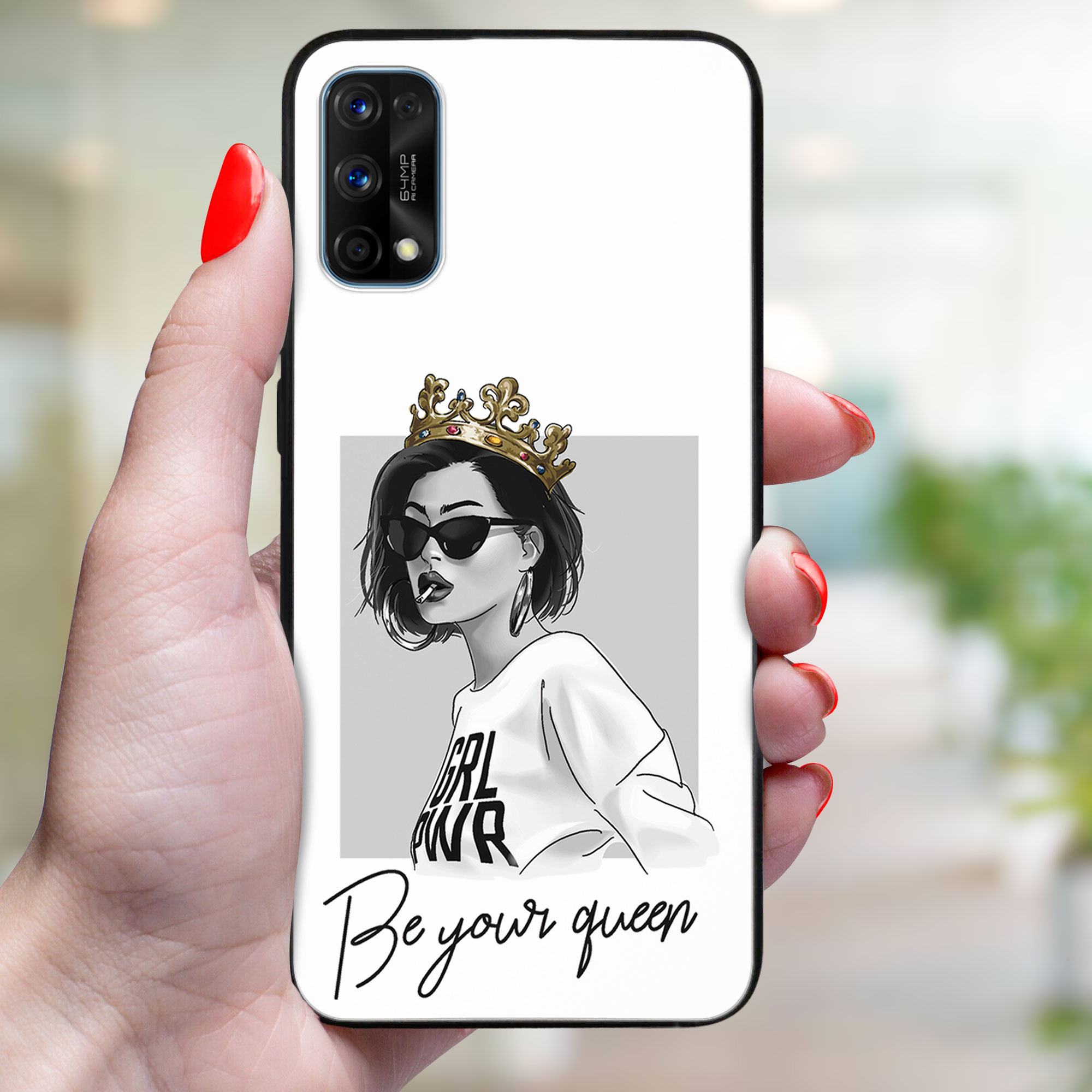 MY ART Védőhuzat Realme 7 Pro QUEEN (139)