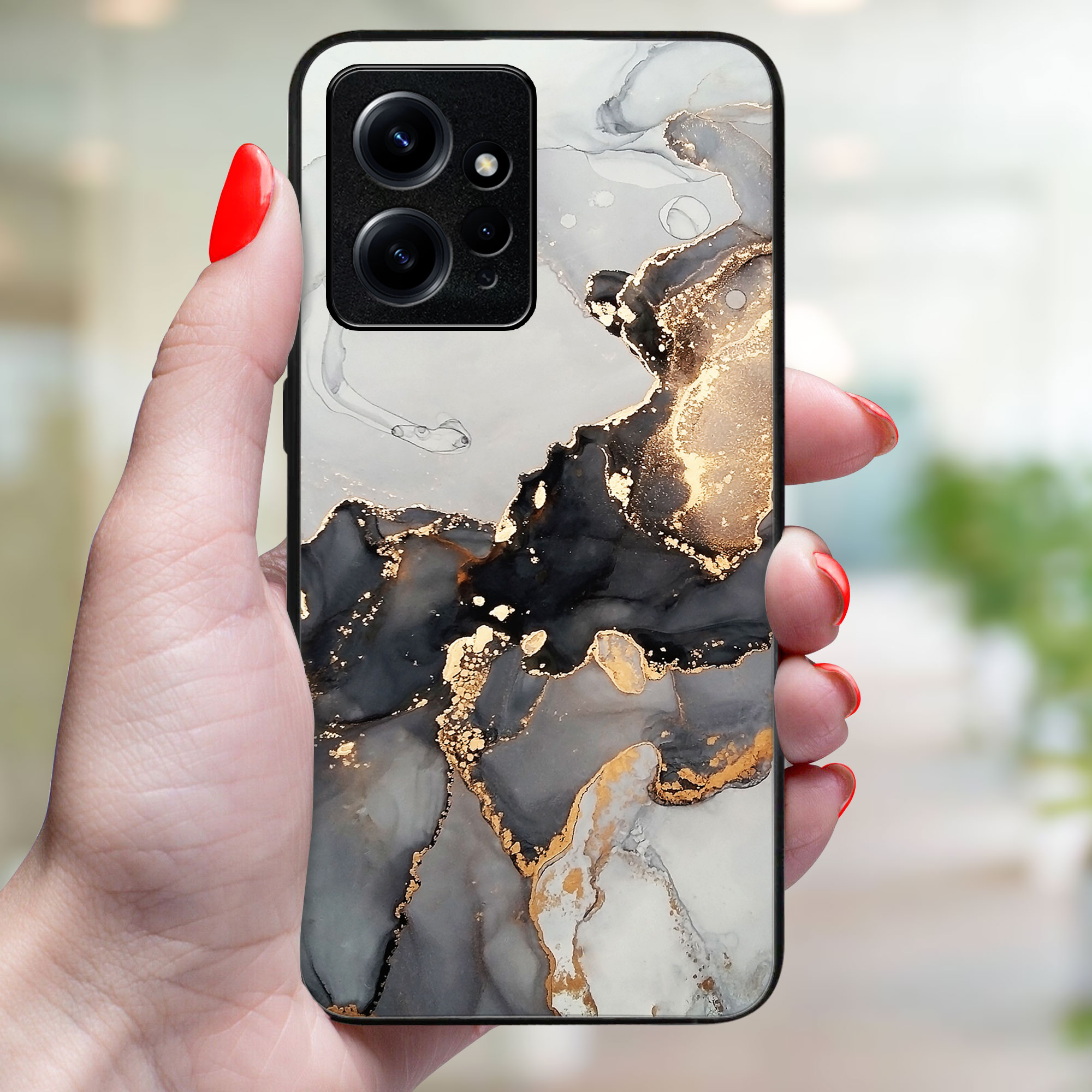 MY ART Védőtok Xiaomi Redmi Note 12 GREY MARBLE (140)