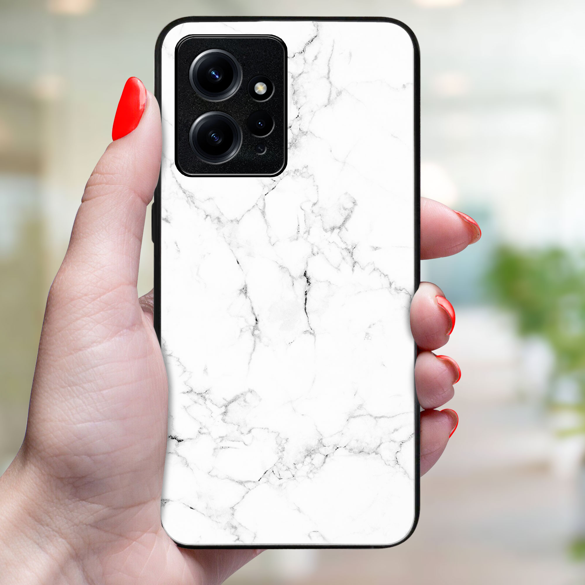 MY ART Védőtok Xiaomi Redmi Note 12 WHITE MARBLE (144)