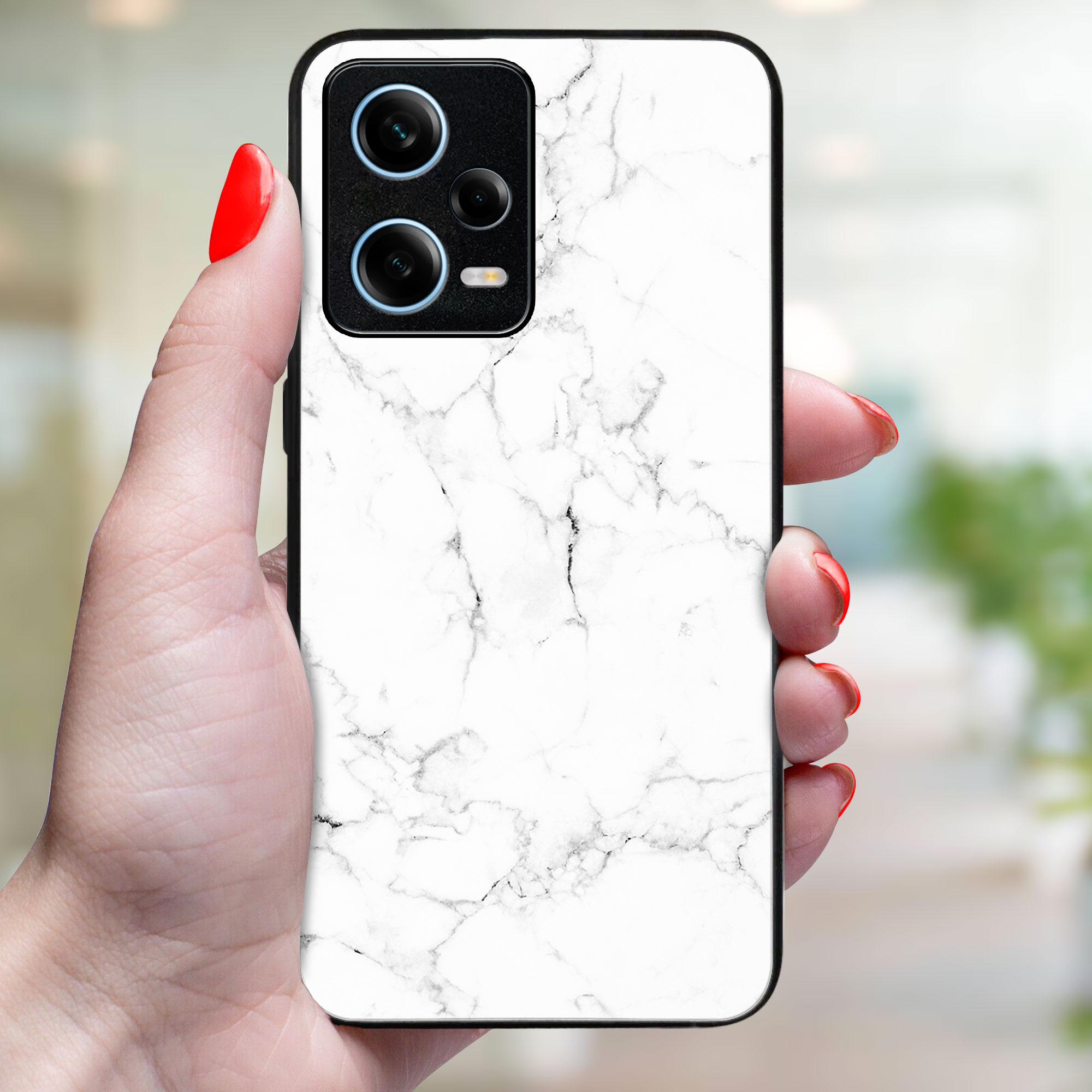 MY ART Védőtok Xiaomi Redmi Note 12 5G WHITE MARBLE (144)