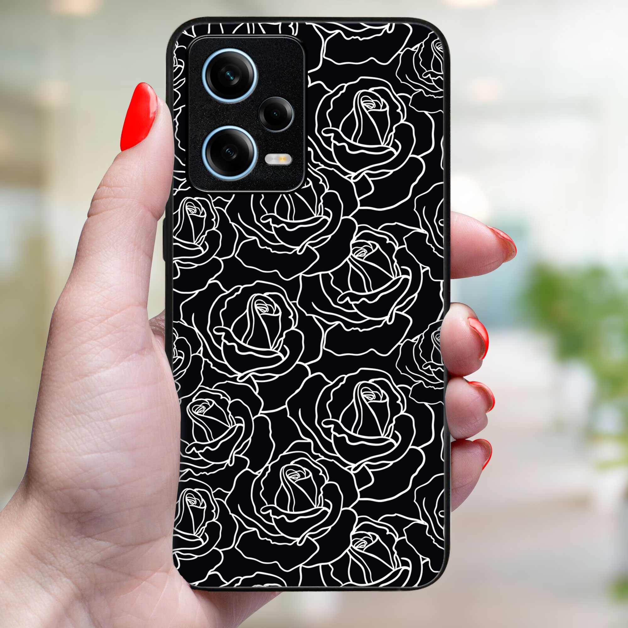 MY ART Védőtok Xiaomi Redmi Note 12 5G ROSES (172)