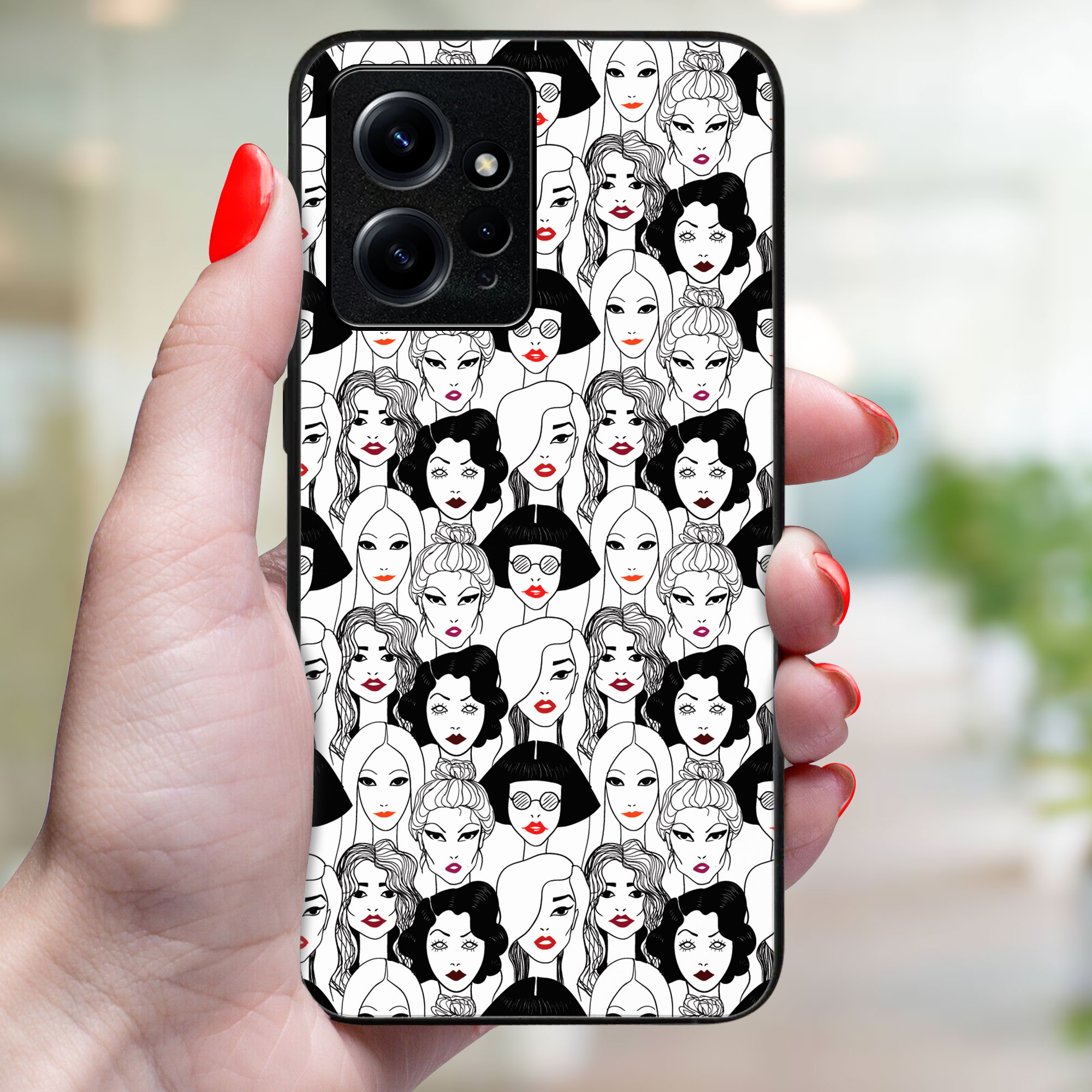 MY ART Védőtok Xiaomi Redmi Note 12 LIPSTICK (174)