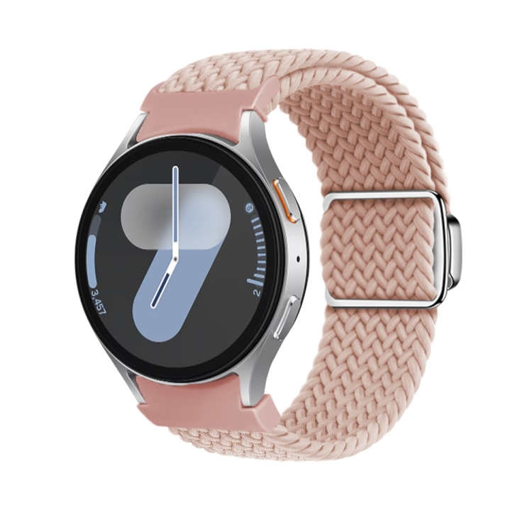 FONÁSOS Nylon Szíj A Samsung Galaxy Watch 7 (40 / 44 Mm) PINK SAND-hoz