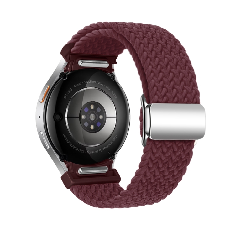 FONÁSOS Nylon Szíj Samsung Galaxy Watch 7 (40 / 44 Mm) WINE RED-hoz