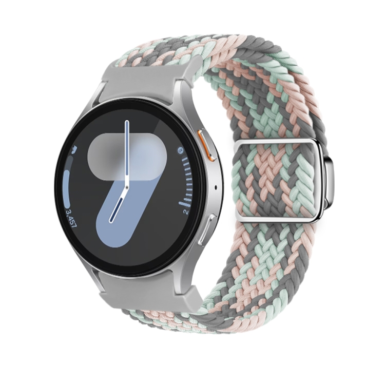 FONÁSOS Nylon Szíj Samsung Galaxy Watch 7 (40 / 44 Mm) CORAL SZÍNhez