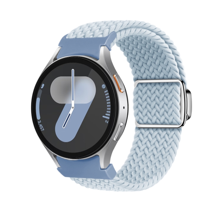 FONÁSOS Nylon Szíj Samsung Galaxy Watch 7 (40 / 44 Mm) FOG BLUE-hoz