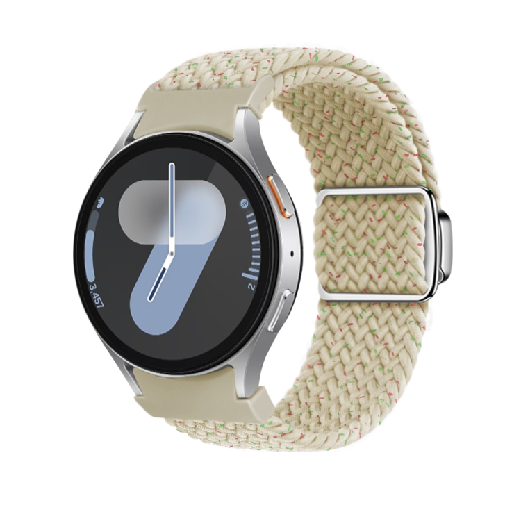 FONÁSOS Nylon Szíj A Samsung Galaxy Watch 7 (40 / 44 Mm) SZÍNES STARLIGHT-hoz