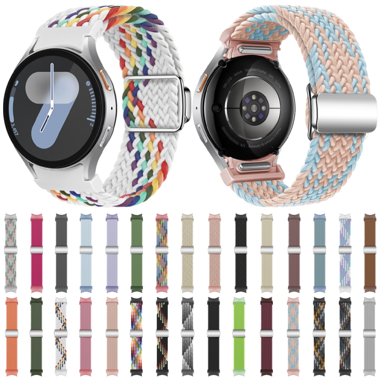 FONÁSOS Nylon Szíj Samsung Galaxy Watch 7 (40 / 44 Mm) FOG BLUE-hoz