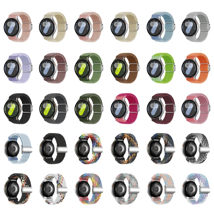 FONÁSOS Nylon Szíj Samsung Galaxy Watch 7 (40 / 44 Mm) CORAL SZÍNhez