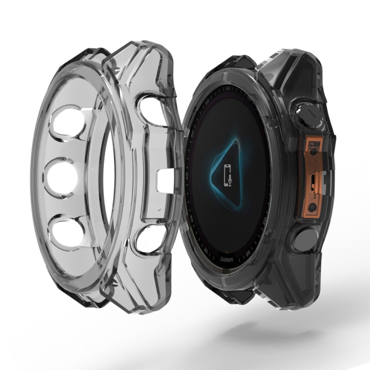 TPU HALF BORÍTÓ Burkolat Garmin Fenix 8 43mm Szürke