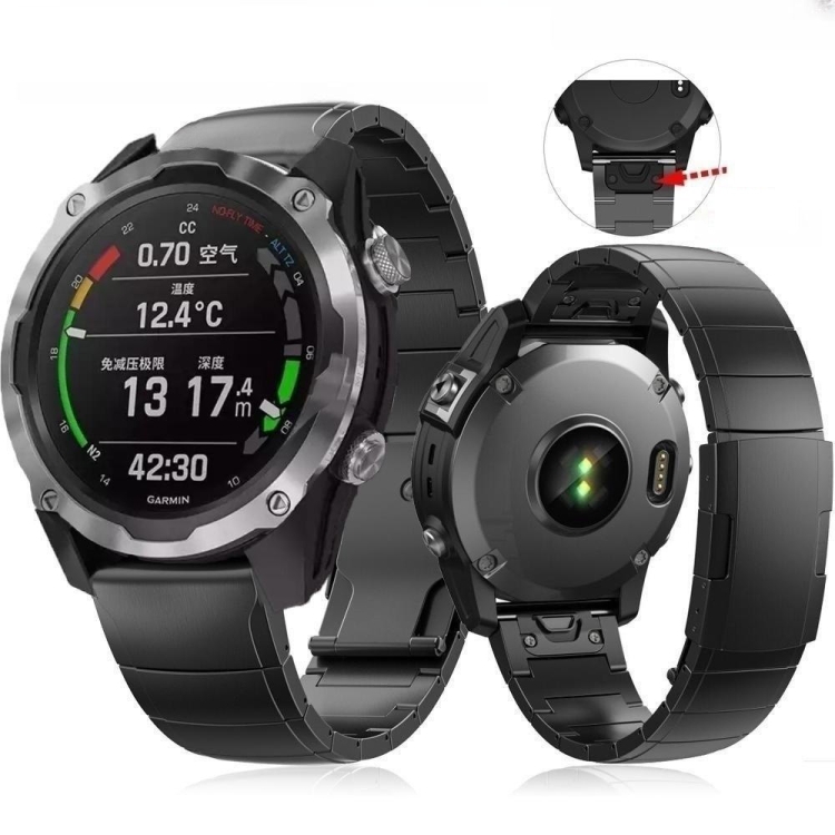 PÁNCÉL GYORSKIOLDÁS Fém Szíj Garmin Fenix E 47mm Ezüsthöz