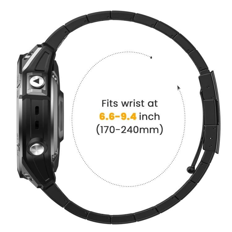 PÁNCÉL GYORSKIOLDÁS Fém Szíj Garmin Fenix E 47mm Ezüsthöz