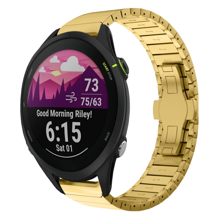 CLASSIC Fém Szíj Garmin Forerunner 255 Music Aranyhoz