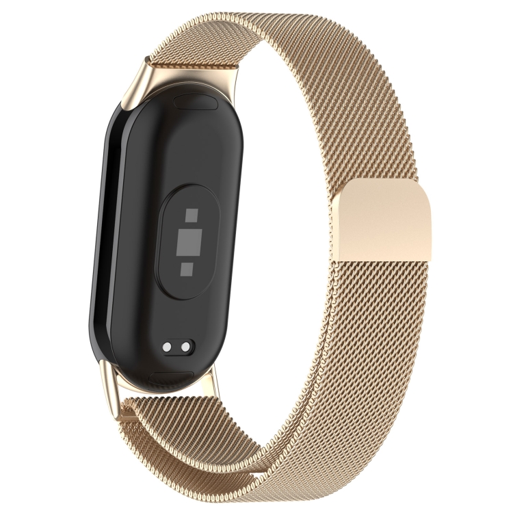 MILANESE Fém Szíj A Xiaomi Smart Band 9 CHAMPAGNE-hez