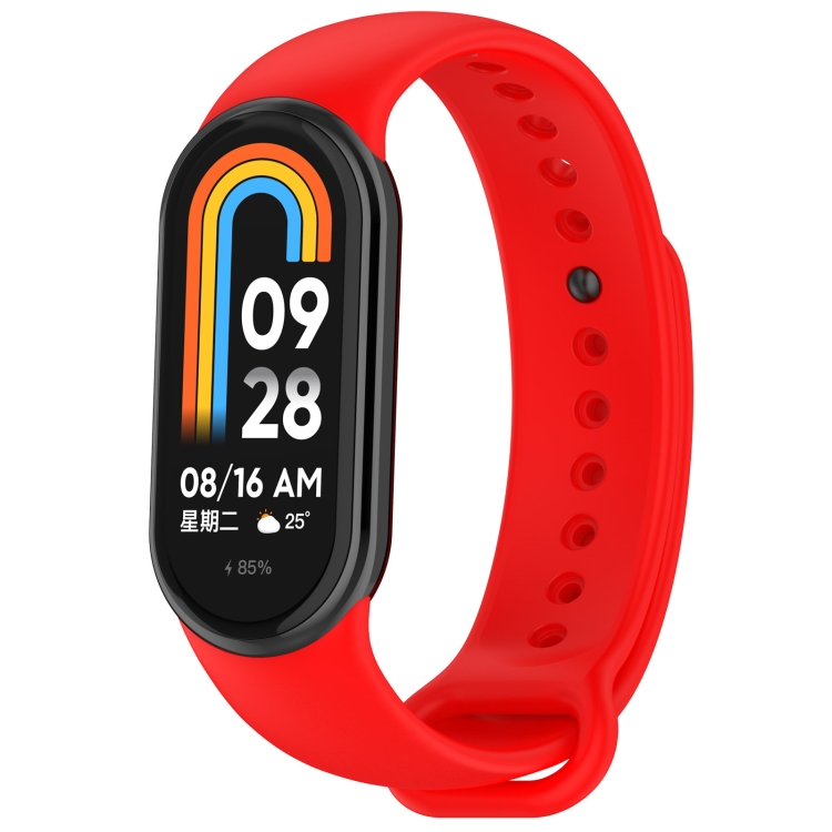 SILICONE Cserélhető Szíj A Xiaomi Smart Band 9 Piroshoz