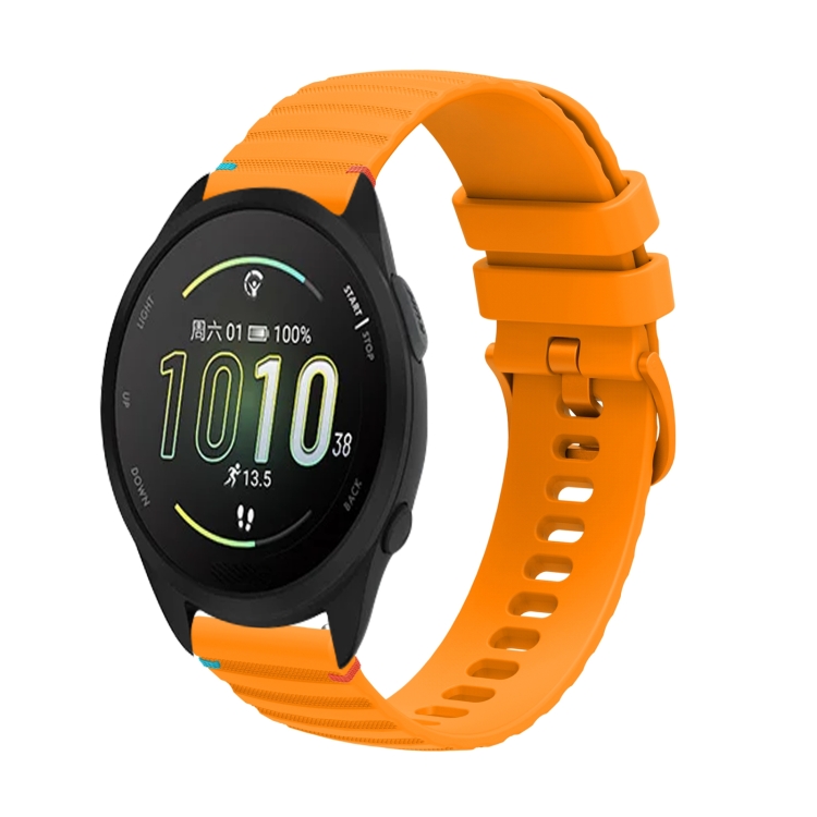 WAVY Szilikon Szíj Garmin Forerunner 165 Narancshoz