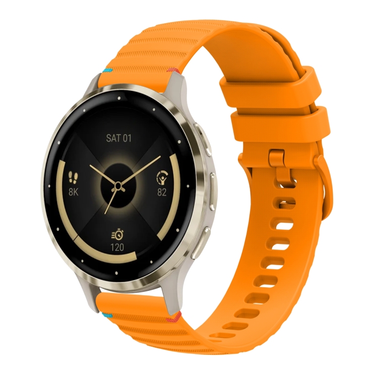 WAVY Szilikon Szíj Garmin Venu 3S Narancshoz