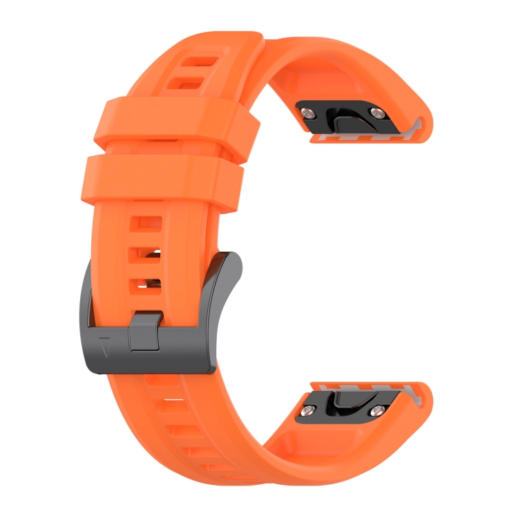 SILICONE Cserélhető Szíj Garmin Enduro 3 Narancshoz