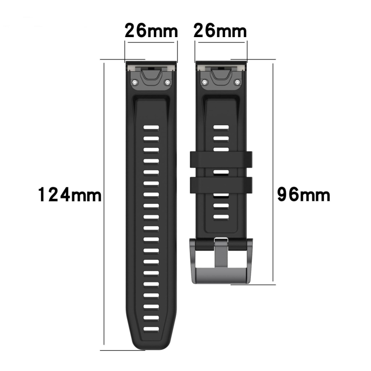 SILICONE Cserélhető Szíj Garmin Enduro 3 Narancshoz