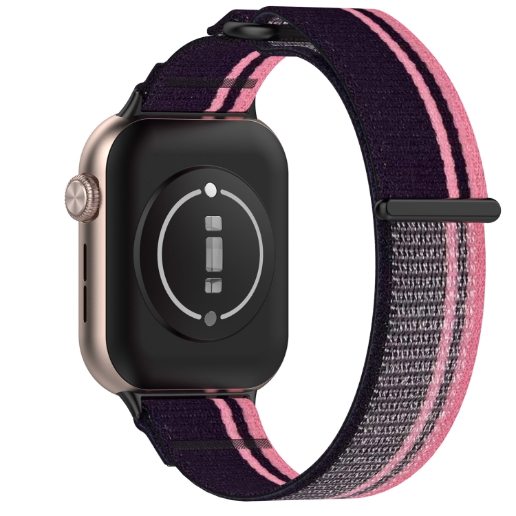 NYLON SZÍN Cserélhető Szíj Honor Watch 5 PINK PURPLE-hoz