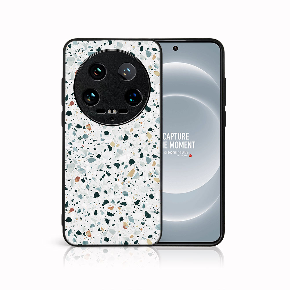 MY ART Védőburkolat A Xiaomi 14 Ultra Számára GREY TERRAZZO (163)