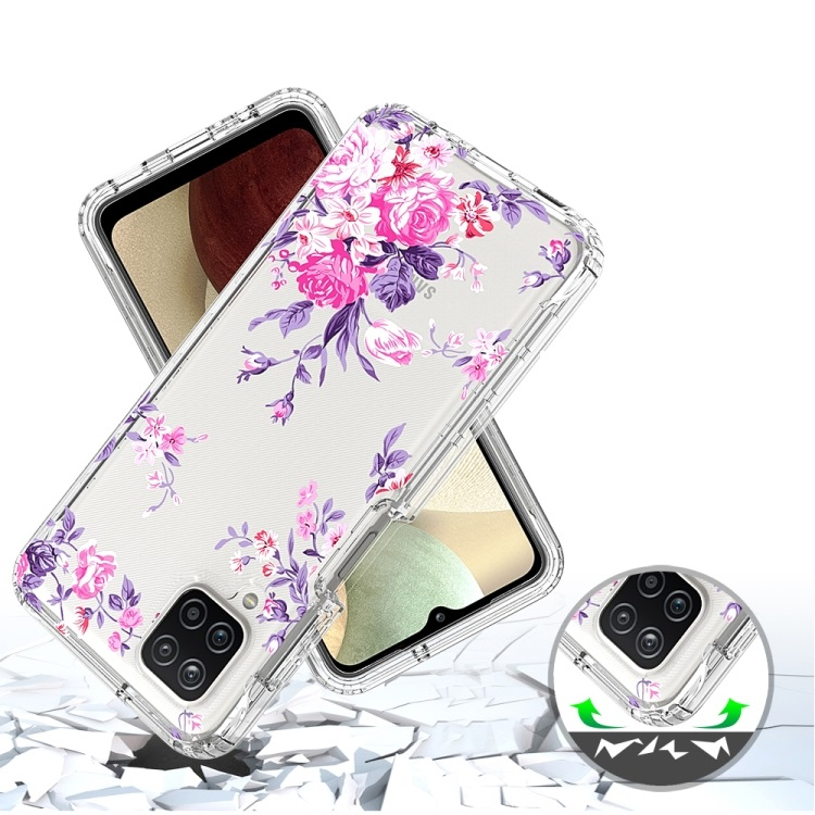 DUAL ART Tartós Huzat Samsung Galaxy A12 / M12 ROSES