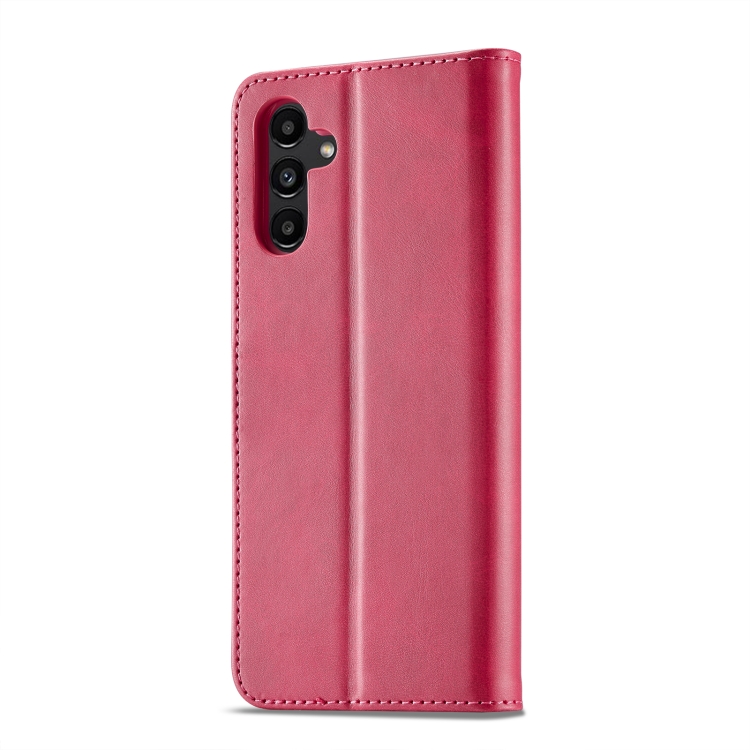 IMEEKE Wallet Tok Samsung Galaxy A34 5G Rózsaszín