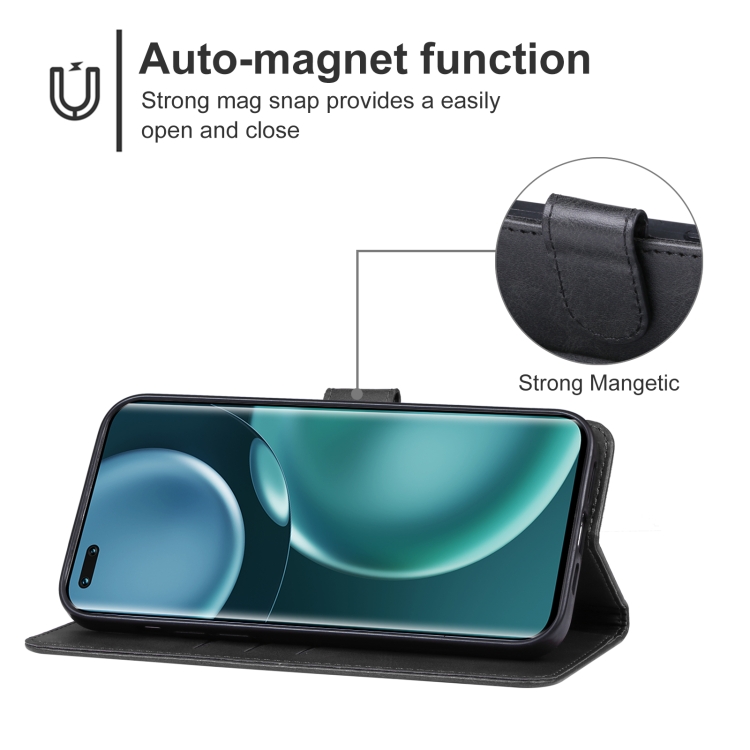 SMOOTH Wallet Tok Honor Magic5 Pro 5G Fekete