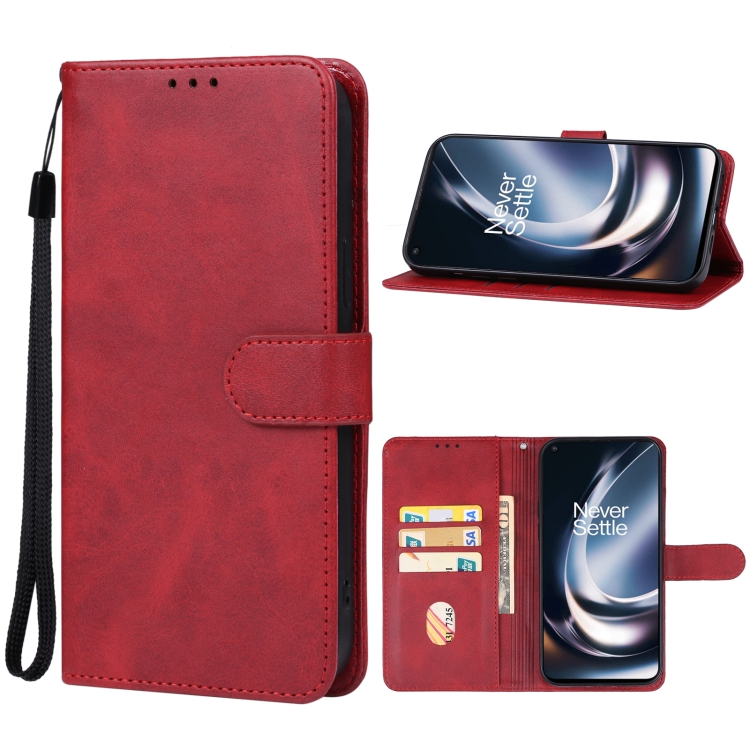 SMOOTH Wallet Tok One Plus Nord CE 3 Lite 5G Piros