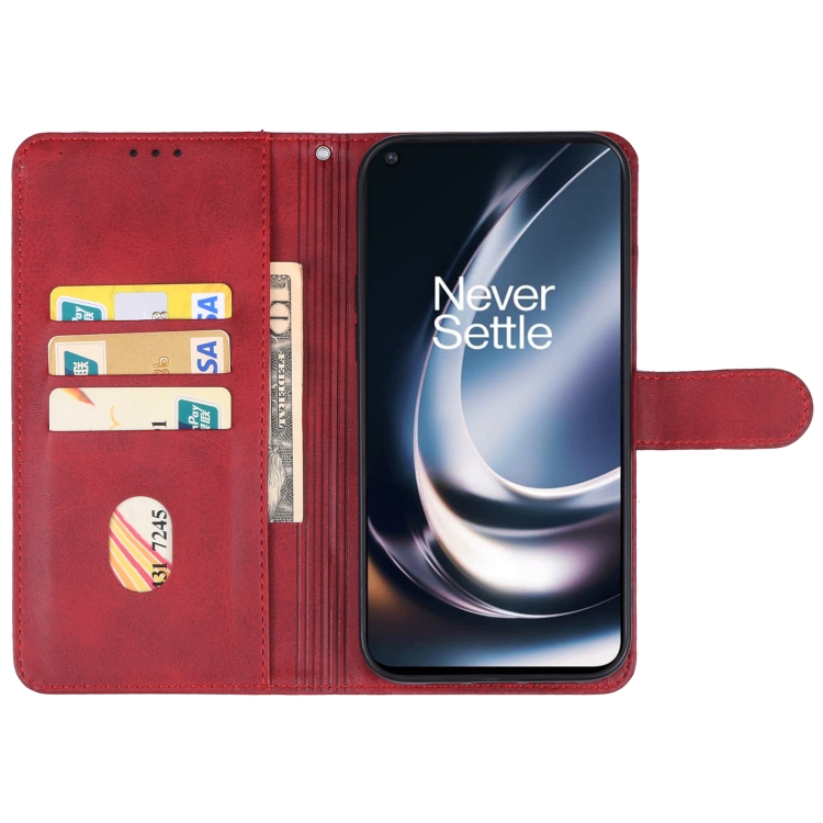 SMOOTH Wallet Tok One Plus Nord CE 3 Lite 5G Piros