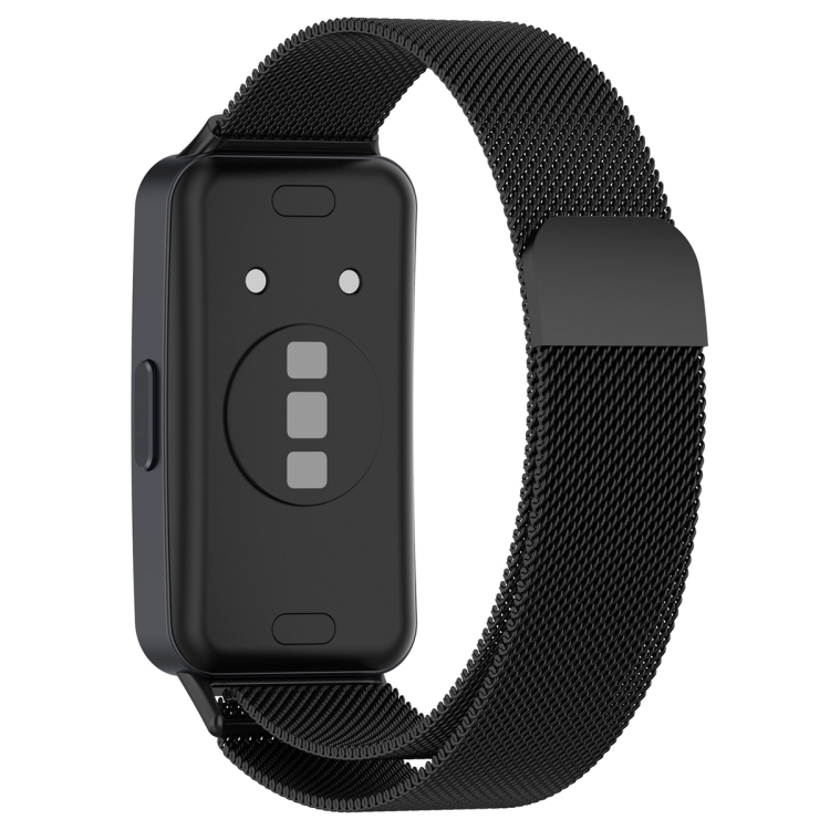 MILANESE Huawei Band 8 Fém Szíj Fekete