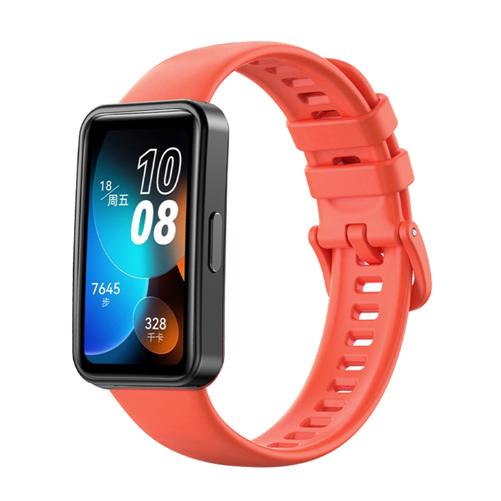 SZILIKON Szíj Huawei Band 8 Korallpiros