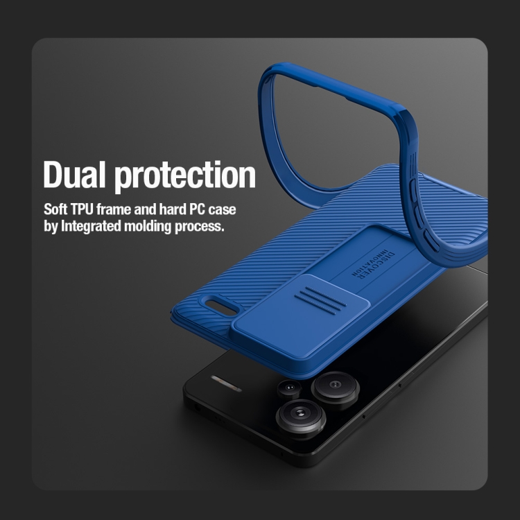 NILLKIN CAM SHIELD PRO Burkolat Xiaomi Redmi Note 13 Pro+ 5G Kék