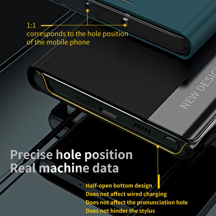 SLEEP CASE Flip Tok Xiaomi Poco F5 Fekete