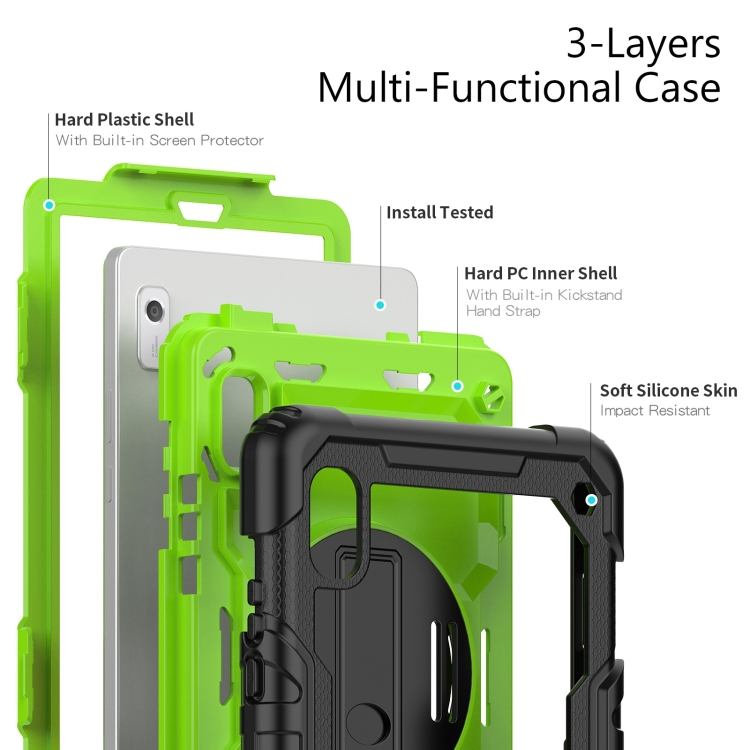 SOLID 360 Tok A Lenovo Tab M9-hez Zöld