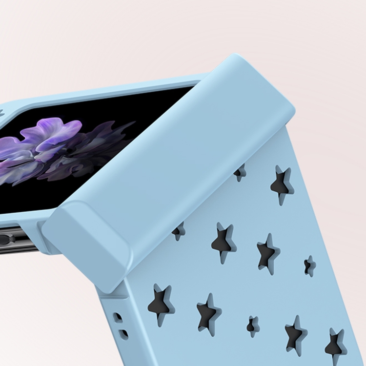 STARRY Műanyag Borítás Samsung Galaxy Z Flip 5 5G Fehér