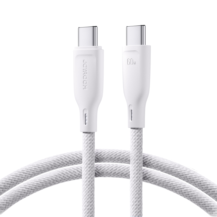 JOYROOM SA34-CC3 60 W-os USB Type-C / USB Type-C Kábel 1 Méter Fehér