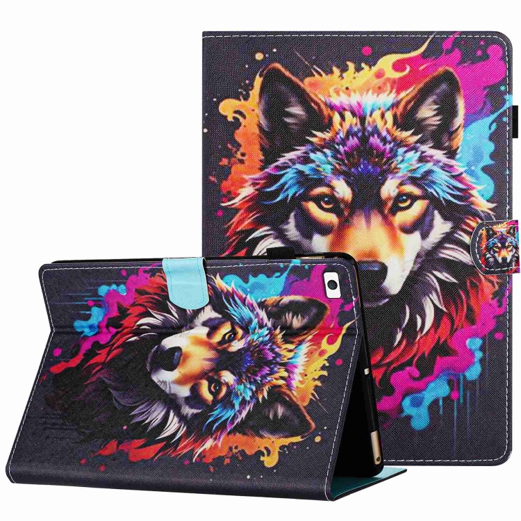 ART Flip Tok Apple IPad Mini 5 2019 / IPad Mini 4 / 3 / 2 / 1 SZÍNES WOLF Készülékhez