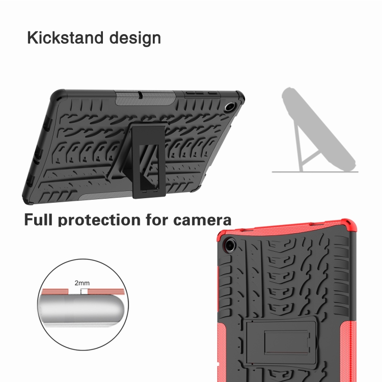 STAND Extra Strapabíró Tok Samsung Galaxy Tab A9 Plus Piros