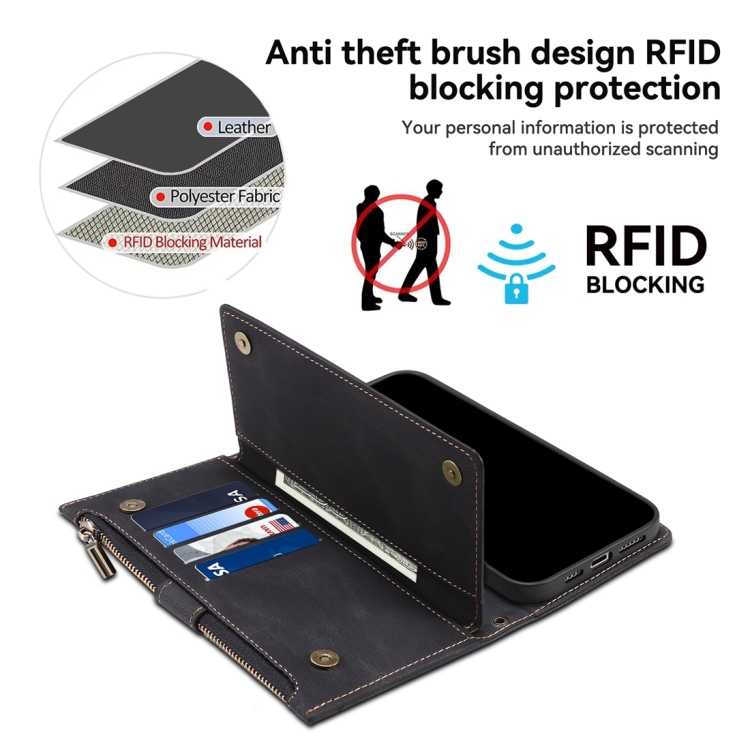 RFID Wallet Tok Xiaomi 13T / 13T Pro Fekete