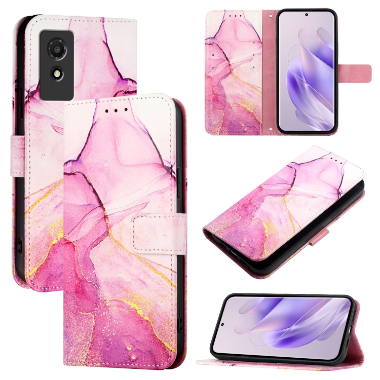 ART MARBLE Pénztárcahuzat TCL 501 PINK-hoz