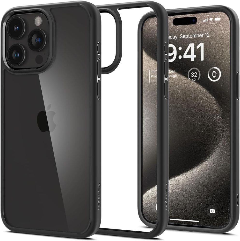 SPIGEN ULTRA HYBRID Apple IPhone 15 Pro Max MATTE BLACK