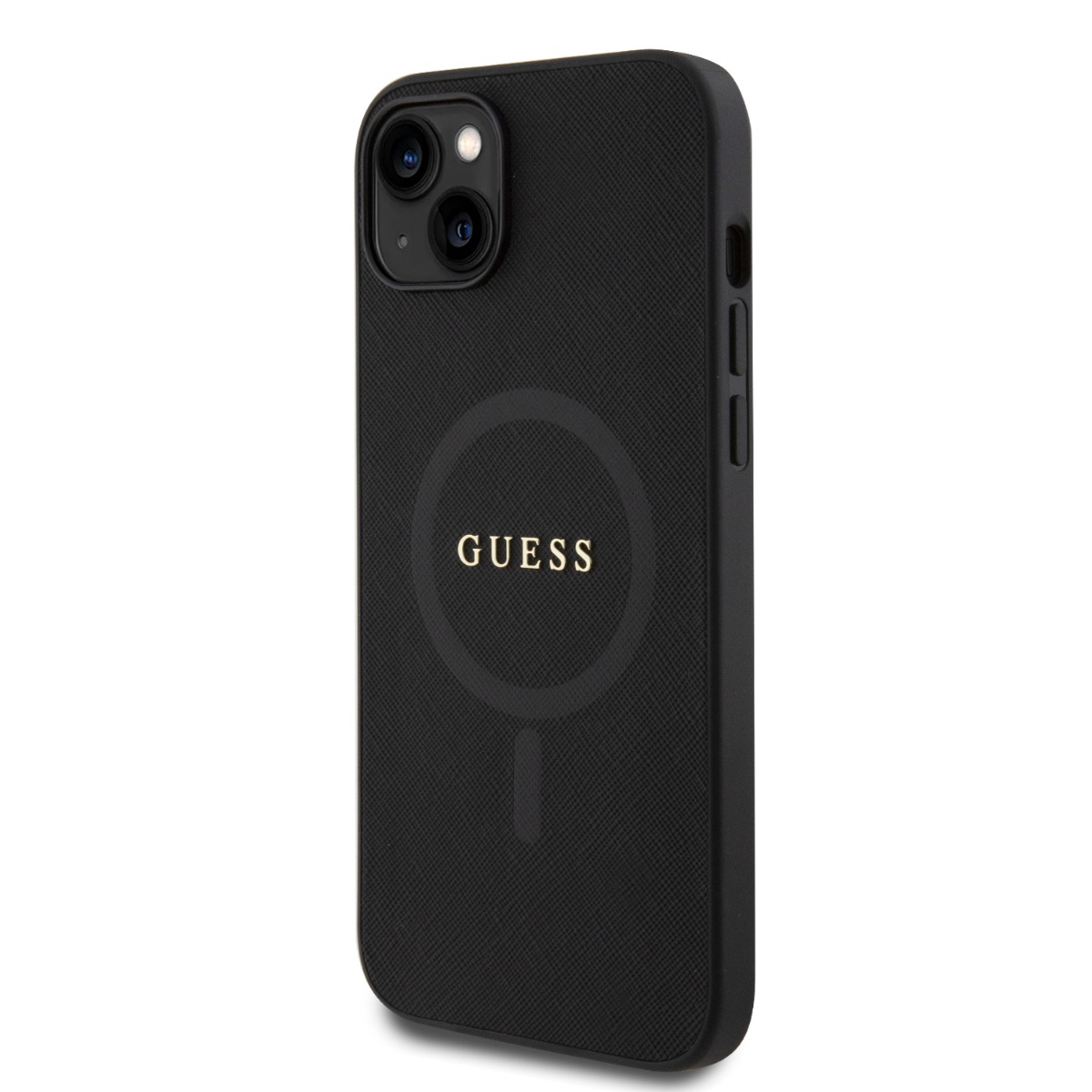 GUESS MAGSAFE Borító Apple IPhone 15 Telefonhoz Fekete